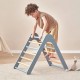  Climbing Frame 3 Piece Set Wooden Indoor Kids Climbing Triangle Arch Wood Toddler Children Climbing Frame