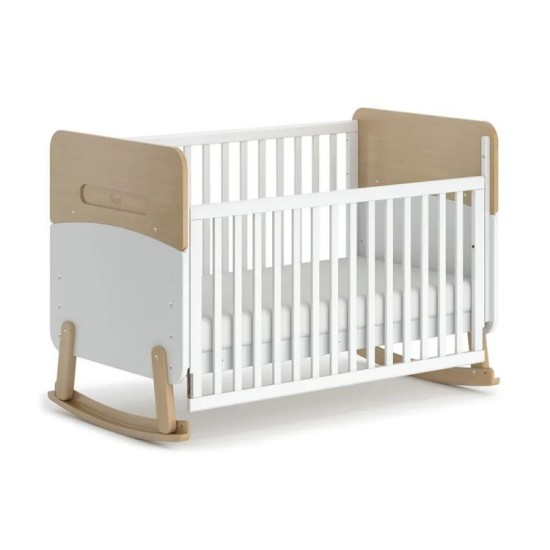 3 In 1 Crib Single Convertible Wooden Baby Crib Cot Bed for Baby 0-5 Years