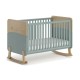 3 In 1 Crib Single Convertible Wooden Baby Crib Cot Bed for Baby 0-5 Years