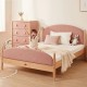 Bedroom Furniture Solid Children Wood King Size Kids Double Bed