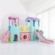 Children Plastic Playhouse And Slide Indoor Toy Playhouse Children Plastic Castle Plastic Play House For Kids