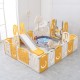 Foldable indoor playground safety fence baby plastic baby