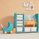 Large capacity baby furniture shelves organize multi-level floor baby storage toy cabinets