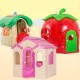 Baby plastic playhouse outdoor playhouse Children's outdoor playground equipment set kindergarten